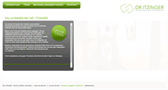 Desktop Screenshot of dr-itzinger.at